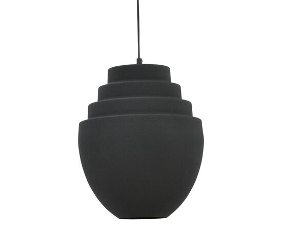 Φωτιστικό οροφής Kelsy Inart E27 μαύρο μέταλλο Φ30x122εκ - ΦΩΤΙΣΤΙΚΑ ΟΡΟΦΗΣ στο Milonadakis.gr