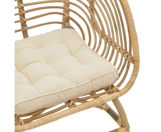 Πολυθρόνα Diane Inart φυσικό ξύλο με μαξιλάρι 71x46x80εκ - ΚΑΡΕΚΛΕΣ - ΠΟΛΥΘΡΟΝΕΣ ΕΣ. στο Milonadakis.gr