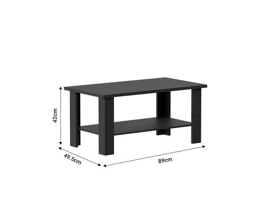 Τραπέζι σαλονιού Riano pakoworld zebrano μελαμίνης 89x49.5x42εκ - ΤΡΑΠΕΖΑΚΙΑ ΣΑΛΟΝΙΟΥ στο Milonadakis.gr