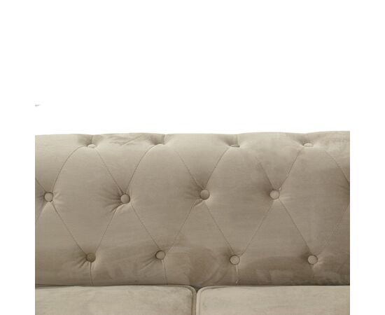 Kαναπές διθέσιος Incredible pakoworld βελούδο μπεζ 160x84x67εκ - ΚΑΝΑΠΕΔΕΣ-ΣΑΛΟΝΙΑ στο Milonadakis.gr