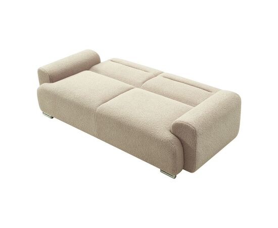 Kαναπές τριθέσιος Harmonious pakoworld μπουκλέ μπεζ 223.5x92x81εκ - ΚΑΝΑΠΕΔΕΣ-ΣΑΛΟΝΙΑ στο Milonadakis.gr