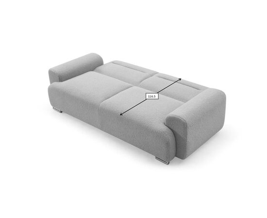Kαναπές τριθέσιος Harmonious pakoworld μπουκλέ μπεζ 223.5x92x81εκ - ΚΑΝΑΠΕΔΕΣ-ΣΑΛΟΝΙΑ στο Milonadakis.gr