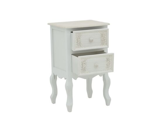 Συρταριέρα Pazlen Inart mdf σε λευκή αντικέ απόχρωση 40x45x65εκ - ΣΥΡΤΑΡΙΕΡΕΣ - ΤΟΥΑΛΕΤΕΣ στο Milonadakis.gr