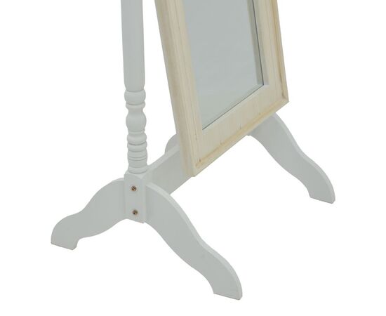Καθρέπτης Malone Inart mdf σε λευκή αντικέ απόχρωση 55x50x160εκ - ΚΑΘΡΕΠΤΕΣ στο Milonadakis.gr