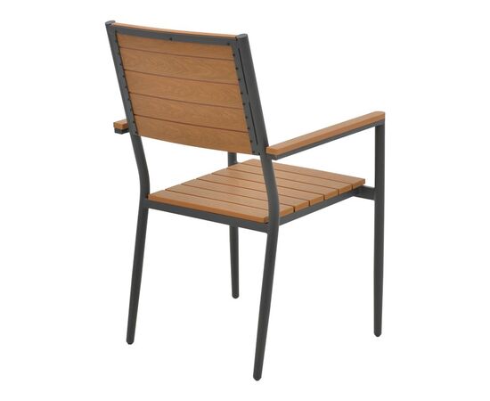 Πολυθρόνα Vitality pakoworld αλουμίνιο ανθρακί- plywood φυσικό 60x56.3x89εκ - ΚΑΡΕΚΛΕΣ - ΠΟΛΥΘΡΟΝΕΣ ΕΣ. στο Milonadakis.gr