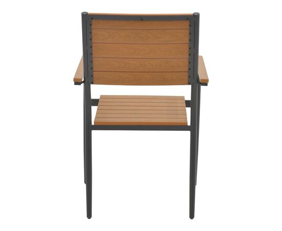 Πολυθρόνα Vitality pakoworld αλουμίνιο ανθρακί- plywood φυσικό 60x56.3x89εκ - ΚΑΡΕΚΛΕΣ - ΠΟΛΥΘΡΟΝΕΣ ΕΣ. στο Milonadakis.gr