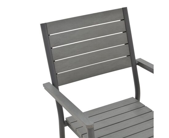 Πολυθρόνα Uplift pakoworld αλουμίνιο ανθρακί- plywood γκρι 60x56.3x89εκ - ΚΑΡΕΚΛΕΣ - ΠΟΛΥΘΡΟΝΕΣ στο Milonadakis.gr