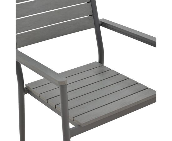 Πολυθρόνα Uplift pakoworld αλουμίνιο ανθρακί- plywood γκρι 60x56.3x89εκ - ΚΑΡΕΚΛΕΣ - ΠΟΛΥΘΡΟΝΕΣ στο Milonadakis.gr
