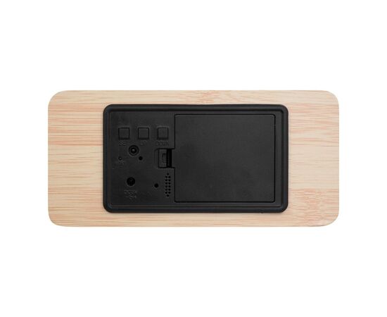 Επιτραπέζιο ρολόι Gamiel pakoworld φυσικό χρώμα mdf 15x4x7εκ - ΡΟΛΟΓΙΑ στο Milonadakis.gr