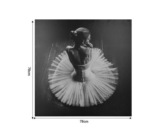 Πίνακας σε καμβά Dancer pakoworld mdf 78x3x78εκ - ΠΙΝΑΚΕΣ στο Milonadakis.gr