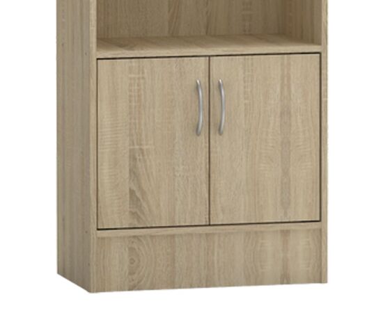 Βιβλιοθήκη Negan pakoworld sonoma μελαμίνης 57x33x180εκ - ΒΙΒΛΙΟΘΗΚΕΣ στο Milonadakis.gr