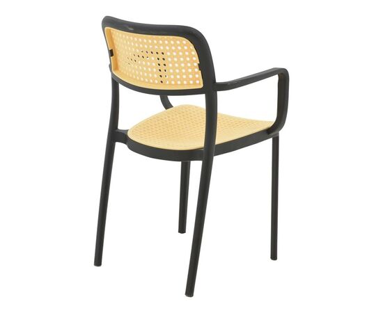 Πολυθρόνα Westley pakoworld pp φυσικό-μαύρο 58x47x81εκ - ΚΑΡΕΚΛΕΣ - ΠΟΛΥΘΡΟΝΕΣ στο Milonadakis.gr