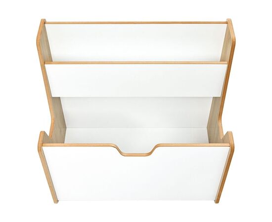 Ραφιέρα Crane pakoworld φυσικό-λευκό mdf 57x34x55εκ - ΟΡΓΑΝΩΣΗ ΣΠΙΤΙΟΥ στο Milonadakis.gr