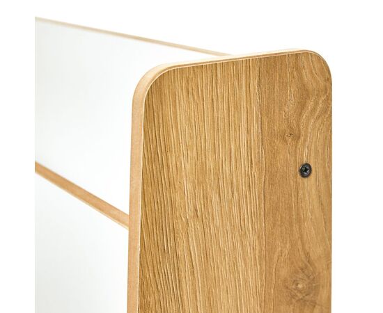 Ραφιέρα Crane pakoworld φυσικό-λευκό mdf 57x34x55εκ - ΟΡΓΑΝΩΣΗ ΣΠΙΤΙΟΥ στο Milonadakis.gr