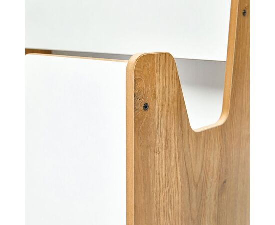 Ραφιέρα Crane pakoworld φυσικό-λευκό mdf 57x34x55εκ - ΟΡΓΑΝΩΣΗ ΣΠΙΤΙΟΥ στο Milonadakis.gr