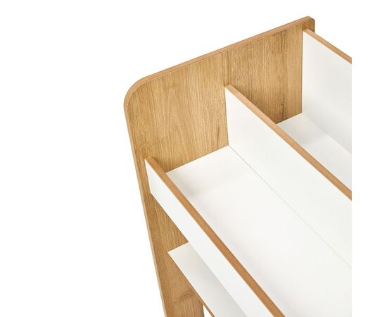Ραφιέρα Seagull pakoworld φυσικό-λευκό mdf 57x34x70εκ - ΟΡΓΑΝΩΣΗ ΣΠΙΤΙΟΥ στο Milonadakis.gr