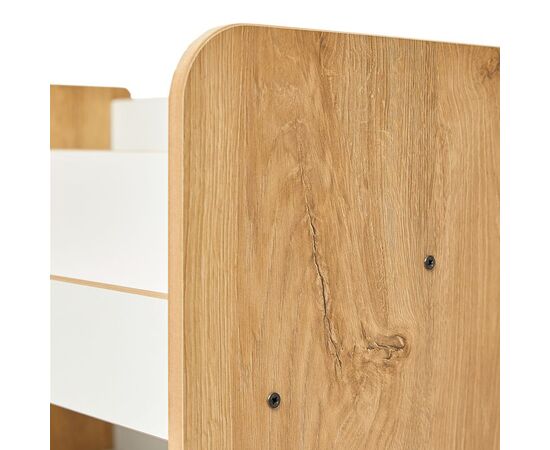 Ραφιέρα Seagull pakoworld φυσικό-λευκό mdf 57x34x70εκ - ΟΡΓΑΝΩΣΗ ΣΠΙΤΙΟΥ στο Milonadakis.gr