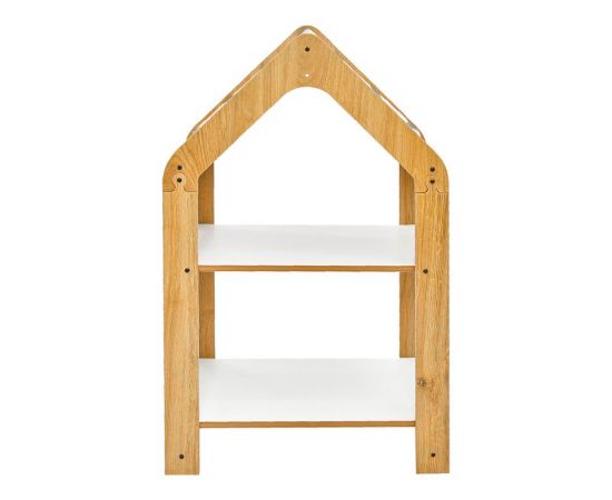 Ραφιέρα Montessori Zoilen pakoworld φυσικό-λευκό-ροζ mdf 50x30x80εκ - ΟΡΓΑΝΩΣΗ ΣΠΙΤΙΟΥ στο Milonadakis.gr