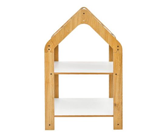 Ραφιέρα Montessori Zoilen pakoworld φυσικό-λευκό-μπλε mdf 50x30x80εκ - ΟΡΓΑΝΩΣΗ ΣΠΙΤΙΟΥ στο Milonadakis.gr