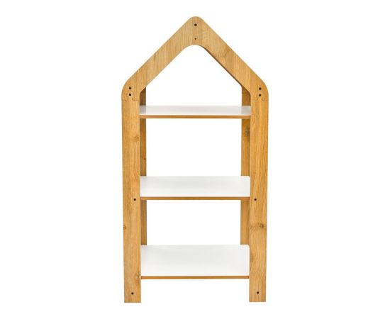 Ραφιέρα Montessori Zoilen I pakoworld λευκό-φυσικό-ροζ mdf 50x30x100εκ - ΟΡΓΑΝΩΣΗ ΣΠΙΤΙΟΥ στο Milonadakis.gr