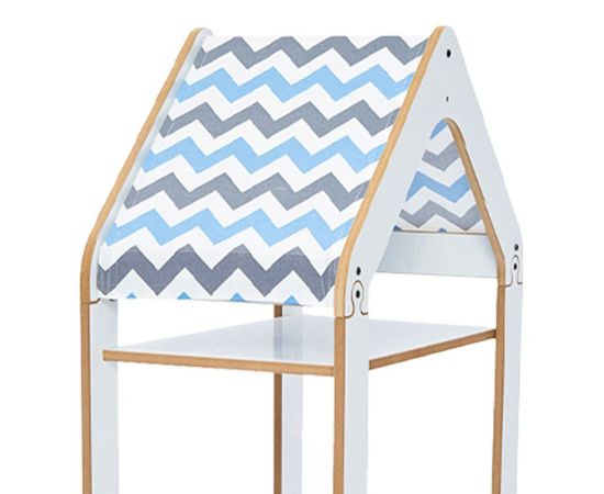 Ραφιέρα Montessori Zoilen I pakoworld λευκό-μπλε mdf 50x30x100εκ - ΟΡΓΑΝΩΣΗ ΣΠΙΤΙΟΥ στο Milonadakis.gr