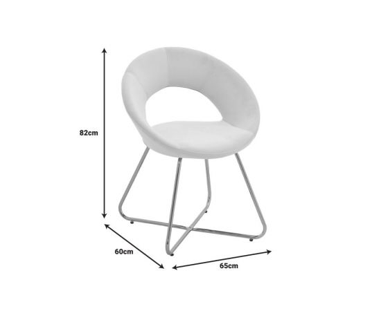 Καρέκλα Valentina pakoworld μπεζ βελούδο-χρυσό πόδι 65x60x82εκ - ΚΑΡΕΚΛΕΣ - ΠΟΛΥΘΡΟΝΕΣ ΕΣ. στο Milonadakis.gr