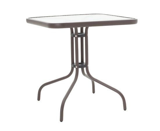 Tραπεζαρία Obbi-Watson pakoworld σετ 5τεμ καφέ μέταλλο-pe rattan 80x80x70εκ - ΣΕΤ ΤΡΑΠΕΖΑΡΙΕΣ στο Milonadakis.gr