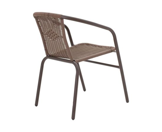 Tραπεζαρία Obbi-Watson pakoworld σετ 5τεμ καφέ μέταλλο-pe rattan 80x80x70εκ - ΣΕΤ ΤΡΑΠΕΖΑΡΙΕΣ στο Milonadakis.gr