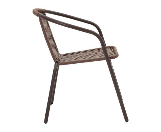 Tραπεζαρία Obbi-Watson pakoworld σετ 5τεμ καφέ μέταλλο-pe rattan 80x80x70εκ - ΣΕΤ ΤΡΑΠΕΖΑΡΙΕΣ στο Milonadakis.gr
