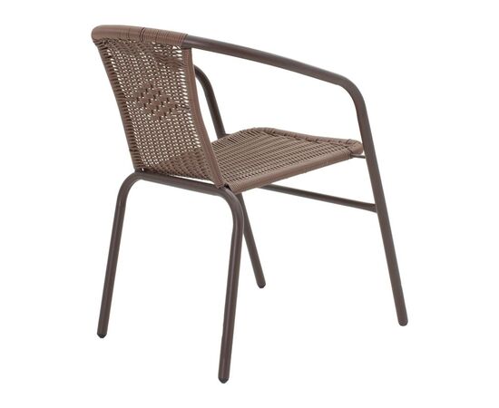 Tραπεζαρία Obbi-Watson pakoworld σετ 3τεμ καφέ μέταλλο-pe rattan Φ60x70εκ - ΣΕΤ ΤΡΑΠΕΖΑΡΙΕΣ στο Milonadakis.gr
