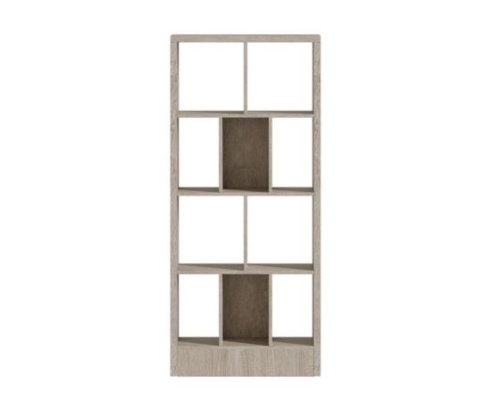 Βιβλιοθήκη Dividre pakoworld καρυδί μελαμίνης 80x30x181εκ - ΒΙΒΛΙΟΘΗΚΕΣ στο Milonadakis.gr