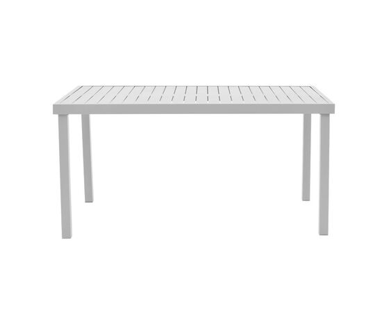 Τραπέζι Kliton  pakoworld αλουμινίου λευκό 150x80x74εκ - ΤΡΑΠΕΖΙΑ ΕΞ. ΧΩΡΟΥ στο Milonadakis.gr