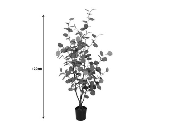 Διακοσμητικό φυτό Eucalyptus σε γλάστρα Inart πράσινο pp Υ120εκ - ΤΕΧΝΗΤΑ ΦΥΤΑ στο Milonadakis.gr