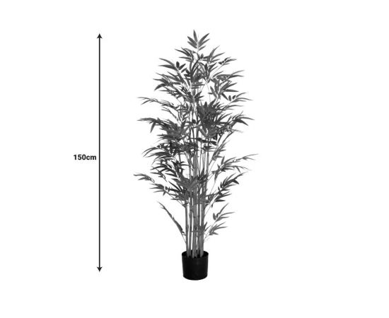 Διακοσμητικό φυτό Bamboo I σε γλάστρα Inart πράσινο pp Υ150εκ - ΤΕΧΝΗΤΑ ΦΥΤΑ στο Milonadakis.gr