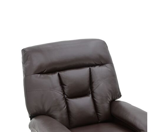 Πολυθρόνα relax με μηχανισμό massage Terpsi pakoworld καφέ PU 80x94x100εκ - ΚΑΡΕΚΛΕΣ - ΠΟΛΥΘΡΟΝΕΣ ΕΣ. στο Milonadakis.gr