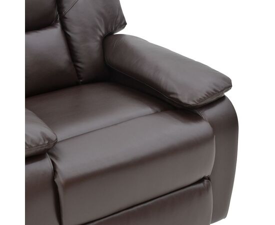 Πολυθρόνα relax με μηχανισμό massage Terpsi pakoworld καφέ PU 80x94x100εκ - ΚΑΡΕΚΛΕΣ - ΠΟΛΥΘΡΟΝΕΣ ΕΣ. στο Milonadakis.gr