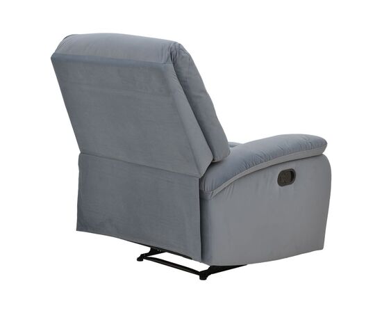Πολυθρόνα relax με μηχανισμό massage Terpsi pakoworld γκρι βελούδο 80x94x100εκ - ΚΑΡΕΚΛΕΣ - ΠΟΛΥΘΡΟΝΕΣ ΕΣ. στο Milonadakis.gr