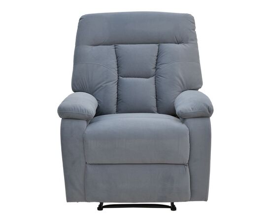 Πολυθρόνα relax με μηχανισμό massage Terpsi pakoworld γκρι βελούδο 80x94x100εκ - ΚΑΡΕΚΛΕΣ - ΠΟΛΥΘΡΟΝΕΣ ΕΣ. στο Milonadakis.gr