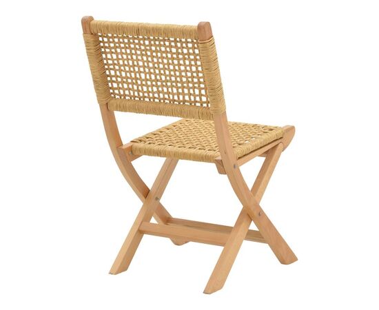 Καρέκλα πτυσσομενη Xianju pakoworld ξύλο οξιάς και σχοινί σε φυσική απόχρωση 47x58x85εκ - ΚΑΡΕΚΛΕΣ - ΠΟΛΥΘΡΟΝΕΣ ΕΣ. στο Milonadakis.gr