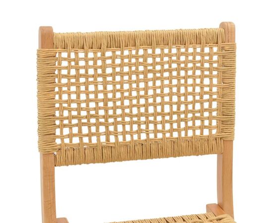 Καρέκλα πτυσσομενη Xianju pakoworld ξύλο οξιάς και σχοινί σε φυσική απόχρωση 47x58x85εκ - ΚΑΡΕΚΛΕΣ - ΠΟΛΥΘΡΟΝΕΣ ΕΣ. στο Milonadakis.gr