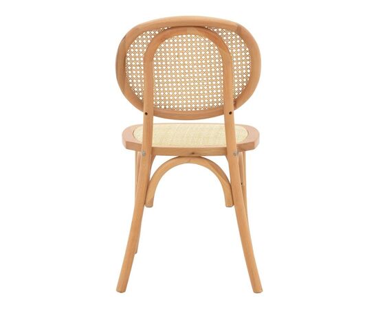 Καρέκλα Zoel pakoworld ξύλο οξιάς και rattan σε φυσική απόχρωση 45x52x82εκ - ΚΑΡΕΚΛΕΣ - ΠΟΛΥΘΡΟΝΕΣ ΕΣ. στο Milonadakis.gr