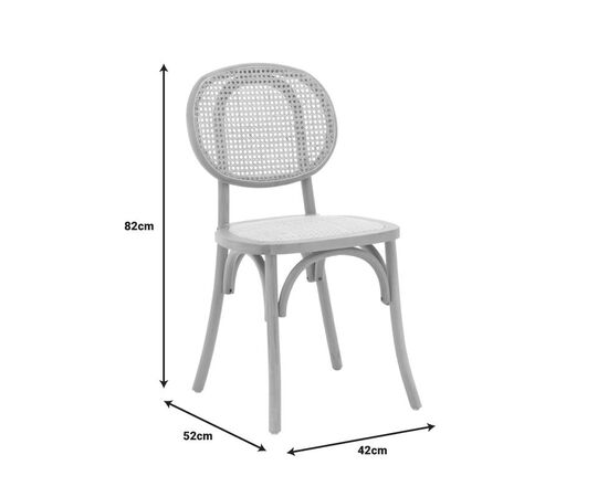 Καρέκλα Zoel pakoworld ξύλο οξιάς και rattan σε φυσική απόχρωση 45x52x82εκ - ΚΑΡΕΚΛΕΣ - ΠΟΛΥΘΡΟΝΕΣ ΕΣ. στο Milonadakis.gr