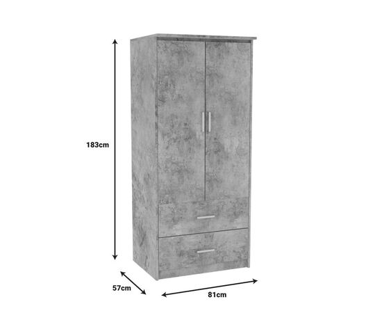 Φοιτητικό πακέτο επίπλων υπνοδωματίου OLYMPUS B pakoworld σετ 5τεμ σε antique ανθρακί απόχρωση - ΦΟΙΤΗΤΙΚΑ ΠΑΚΕΤΑ στο Milonadakis.gr