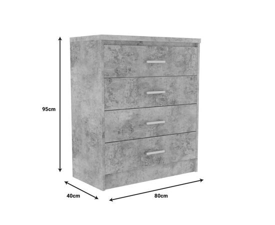 Φοιτητικό πακέτο επίπλων υπνοδωματίου OLYMPUS B pakoworld σετ 5τεμ σε antique ανθρακί απόχρωση - ΦΟΙΤΗΤΙΚΑ ΠΑΚΕΤΑ στο Milonadakis.gr