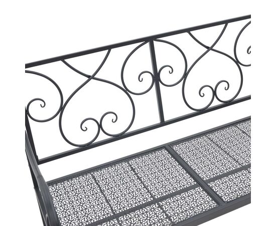 Παγκάκι Cazpo pakoworld μέταλλο σε μαύρη απόχρωση 114x45x90εκ - ΠΑΓΚΑΚΙΑ στο Milonadakis.gr