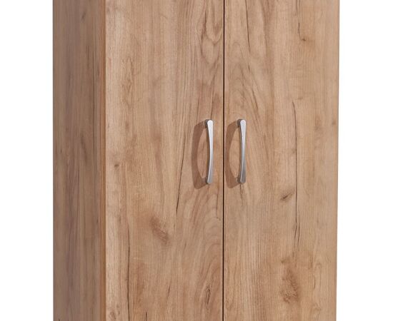 Ντουλάπα Jonar pakoworld δίφυλλη oak μελαμίνης 60x42x180εκ - ΝΤΟΥΛΑΠΕΣ στο Milonadakis.gr