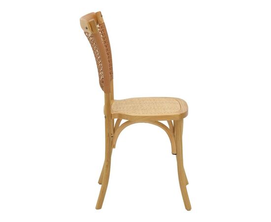 Καρέκλα Karley pakoworld φυσικό ξύλο οξιάς-έδρα φυσικό rattan 48x52x89εκ - ΚΑΡΕΚΛΕΣ - ΠΟΛΥΘΡΟΝΕΣ ΕΣ. στο Milonadakis.gr