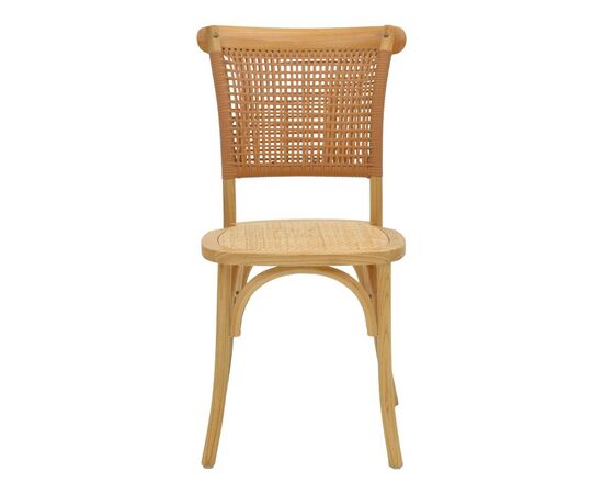 Καρέκλα Karley pakoworld φυσικό ξύλο οξιάς-έδρα φυσικό rattan 48x52x89εκ - ΚΑΡΕΚΛΕΣ - ΠΟΛΥΘΡΟΝΕΣ ΕΣ. στο Milonadakis.gr