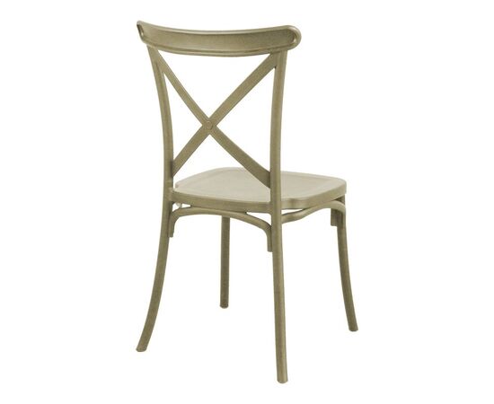 Καρέκλα Crossie pakoworld pp σε απόχρωση cappucino 38x46.5x82εκ - ΚΑΡΕΚΛΕΣ - ΠΟΛΥΘΡΟΝΕΣ στο Milonadakis.gr