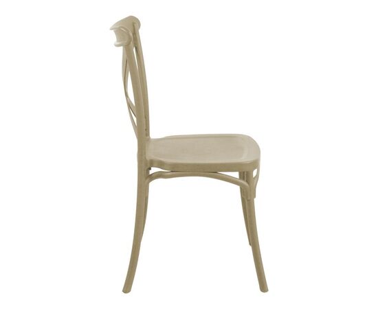 Καρέκλα Crossie pakoworld pp σε απόχρωση cappucino 38x46.5x82εκ - ΚΑΡΕΚΛΕΣ - ΠΟΛΥΘΡΟΝΕΣ στο Milonadakis.gr